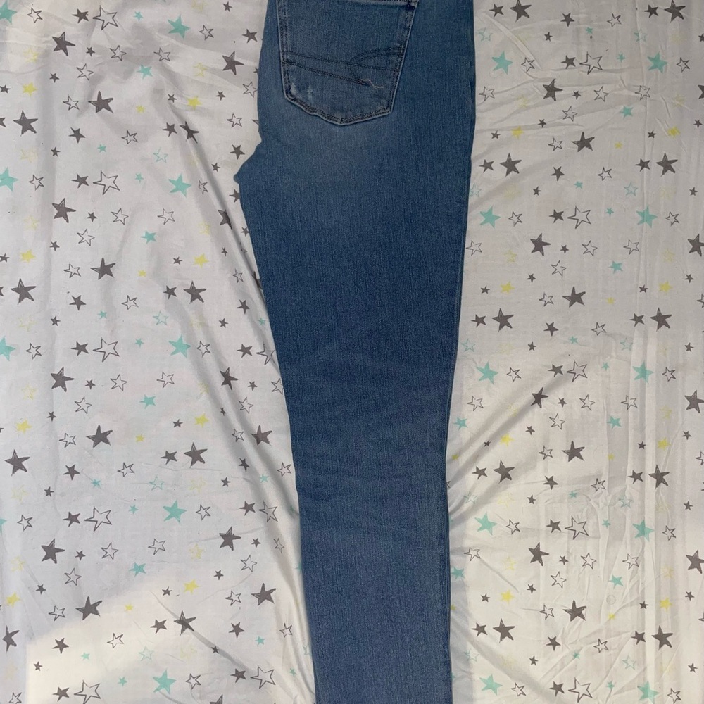 American Eagle Outfitters Dark Blue Skinny Jeans